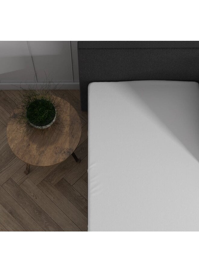 Dreamhouse Hoeslaken Topper Wit - Dubbel Jersey