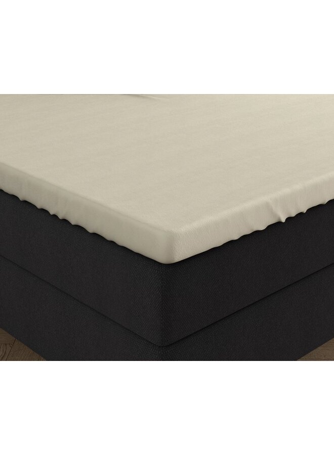 Hoeslaken Topper Creme - Dubbel Jersey