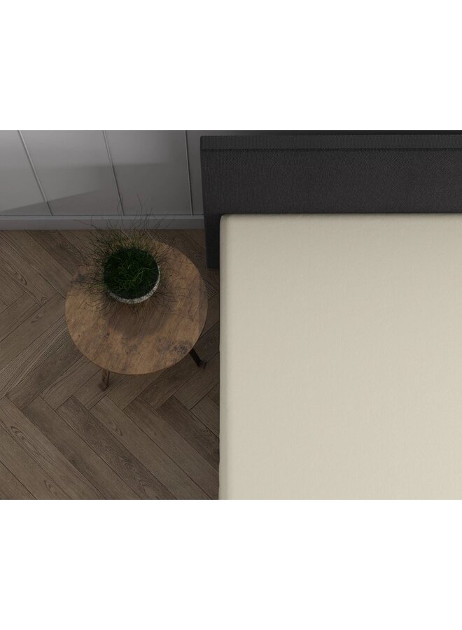 Dreamhouse Hoeslaken Topper Creme - Dubbel Jersey