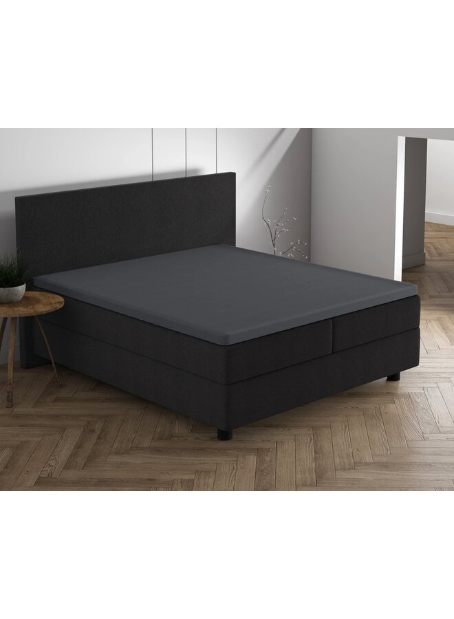 Dreamhouse Hoeslaken Topper Antraciet - Dubbel Jersey