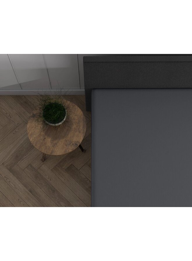 Dreamhouse Hoeslaken Topper Antraciet - Dubbel Jersey