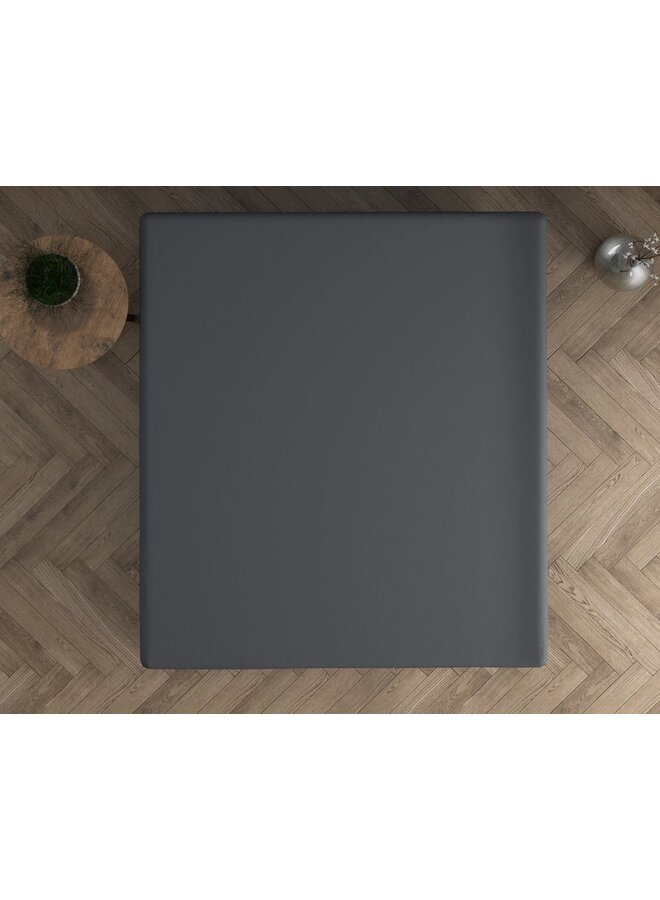 Dreamhouse Hoeslaken Topper Antraciet - Dubbel Jersey