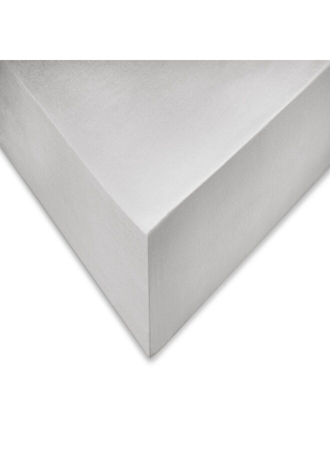 Hoeslaken Licht Grijs - Katoensatijn