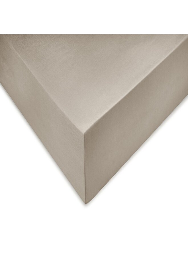 ZO! Home Hoeslaken Zand - Katoensatijn