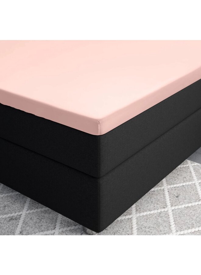 Primaviera Deluxe Hoeslaken Roze - Katoensatijn