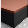 Primaviera Deluxe Hoeslaken Topper Bruin - Katoensatijn