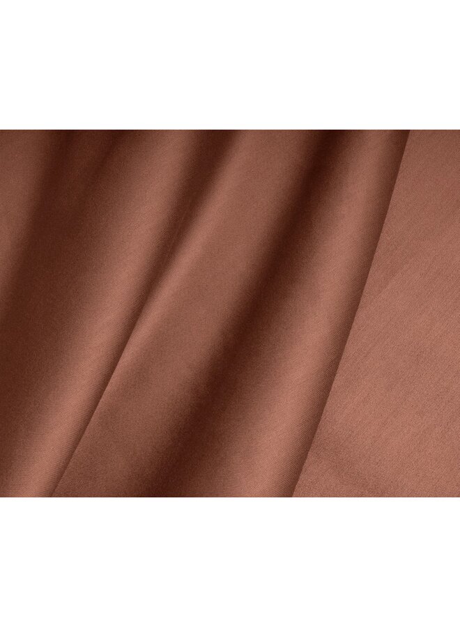 Primaviera Deluxe Hoeslaken Topper Bruin - Katoensatijn