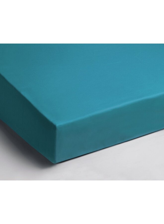 Jersey Hoeslaken Aqua