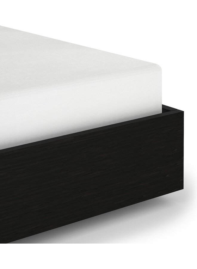 Heckett & Lane Hoeslaken Wit - Katoensatijn