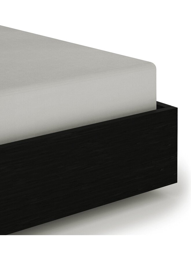 Hoeslaken Licht Grijs - Katoensatijn