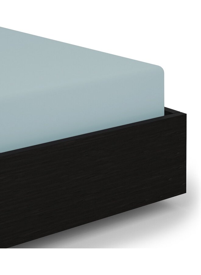 Heckett & Lane Hoeslaken Blauw - Katoensatijn