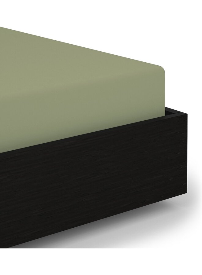 Heckett & Lane Hoeslaken Licht Groen - Katoensatijn