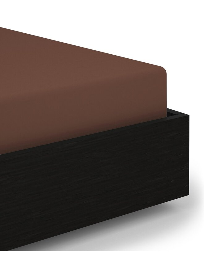 Heckett & Lane Hoeslaken Bruin - Katoensatijn