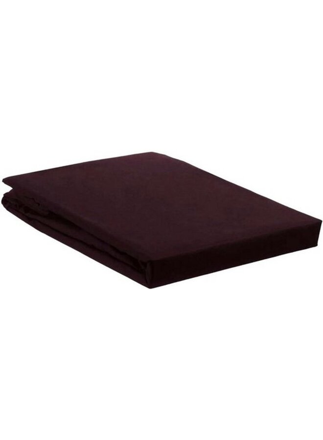 Ambiante Hoeslaken Donker Rood - Katoen