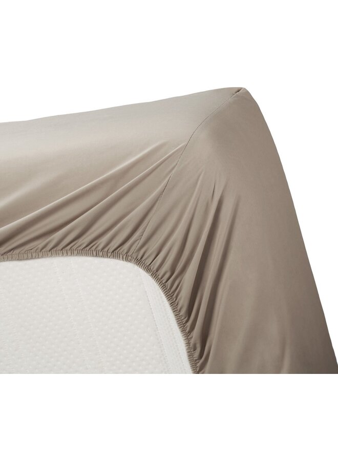 Ambiante Hoeslaken Splittopper Taupe - Katoen