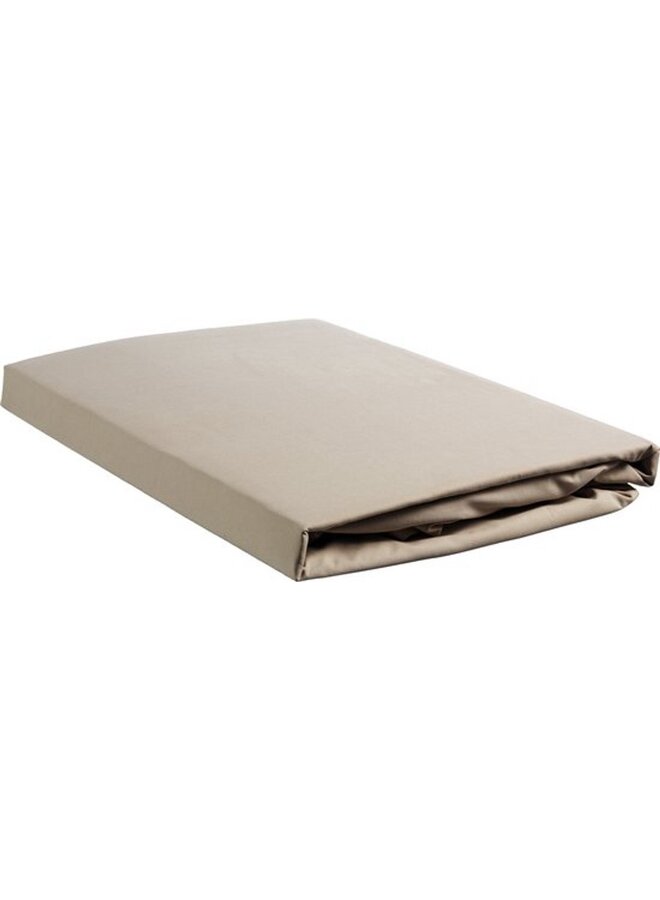 Ambiante Hoeslaken Topper Taupe - Katoen