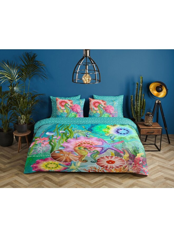 HIP Dekbedovertrek Amada Multi - Katoensatijn