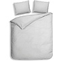 Heckett & Lane Dekbedovertrek Franela Zilver Grijs - Flanel
