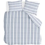 Walra Dekbedovertrek Stripe Along Blauw - Katoen