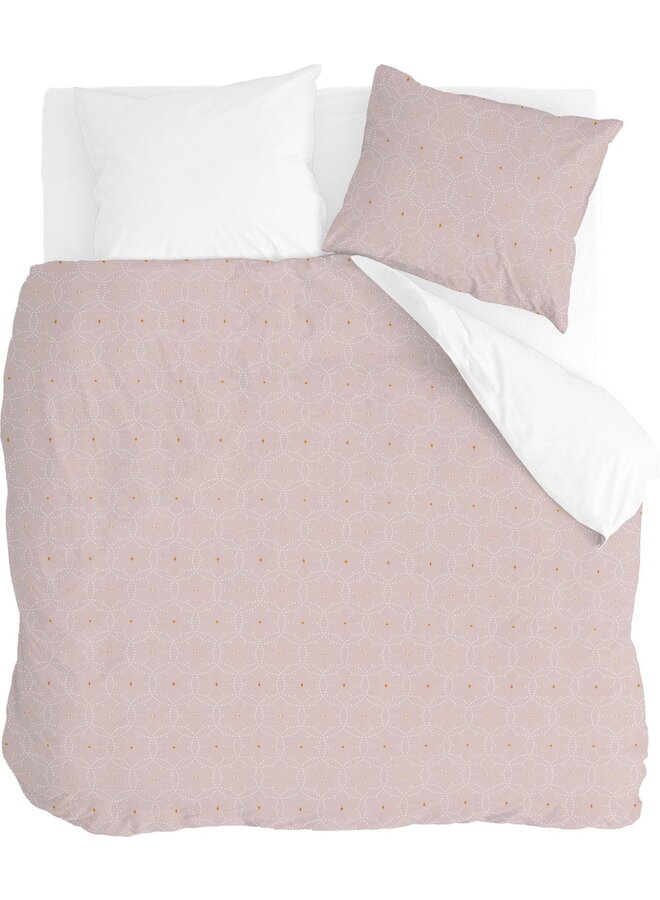 Walra Dekbedovertrek Golden Sparkles Roze - Katoen