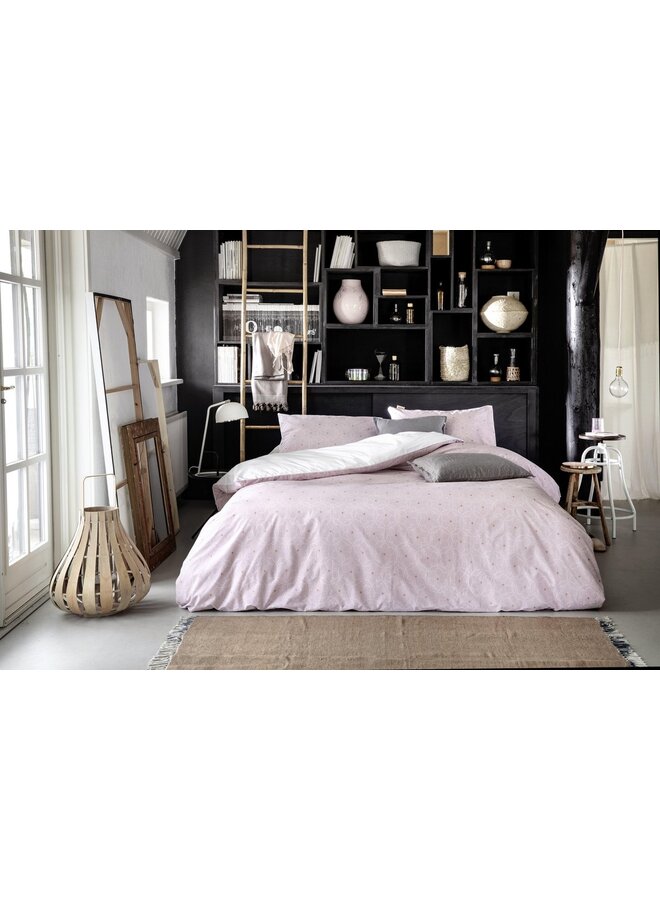 Walra Dekbedovertrek Golden Sparkles Roze - Katoen