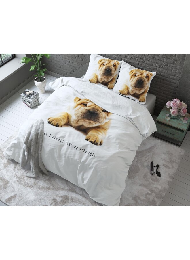 Dremahouse Dekbedovertrek Beauty Sleep Wit - Katoen