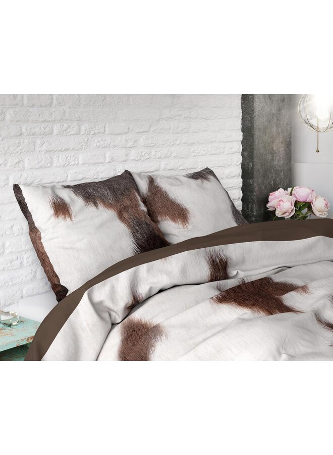 Dremahouse Katoen Dekbedovertrek Bruin