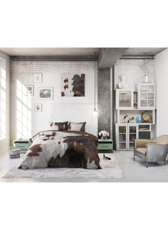 Dremahouse Katoen Dekbedovertrek Bruin