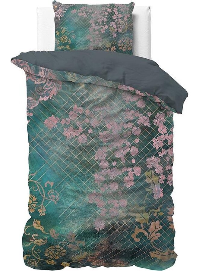 Dremahouse Katoen Dekbedovertrek Groen