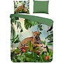 Good Morning Dekbedovertrek Jungle Groen - Katoen