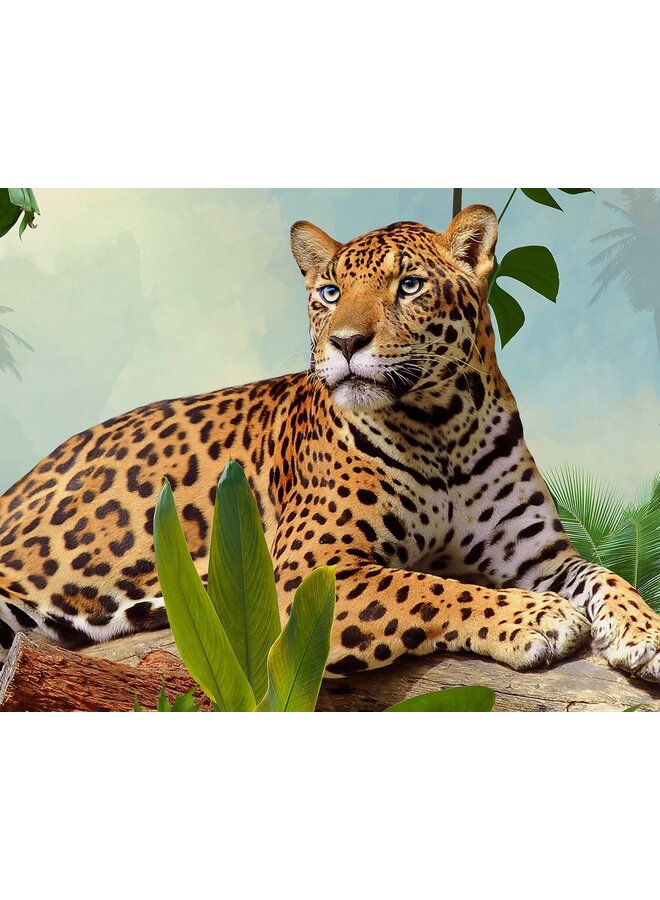 Good Morning Dekbedovertrek Jungle Groen - Katoen