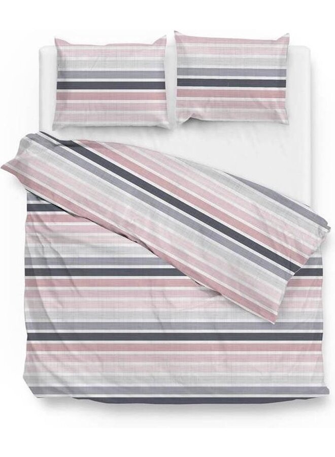 ZO! Home Dekbedovertrek Vera Roze - Katoensatijn