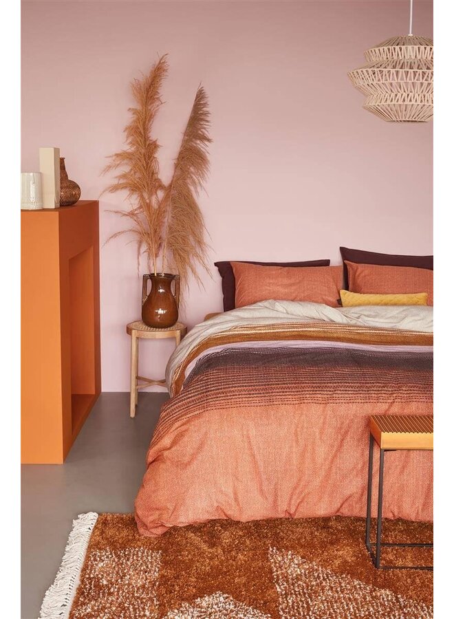 Beddinghouse Dekbedovertrek Bruno Rood - Katoen