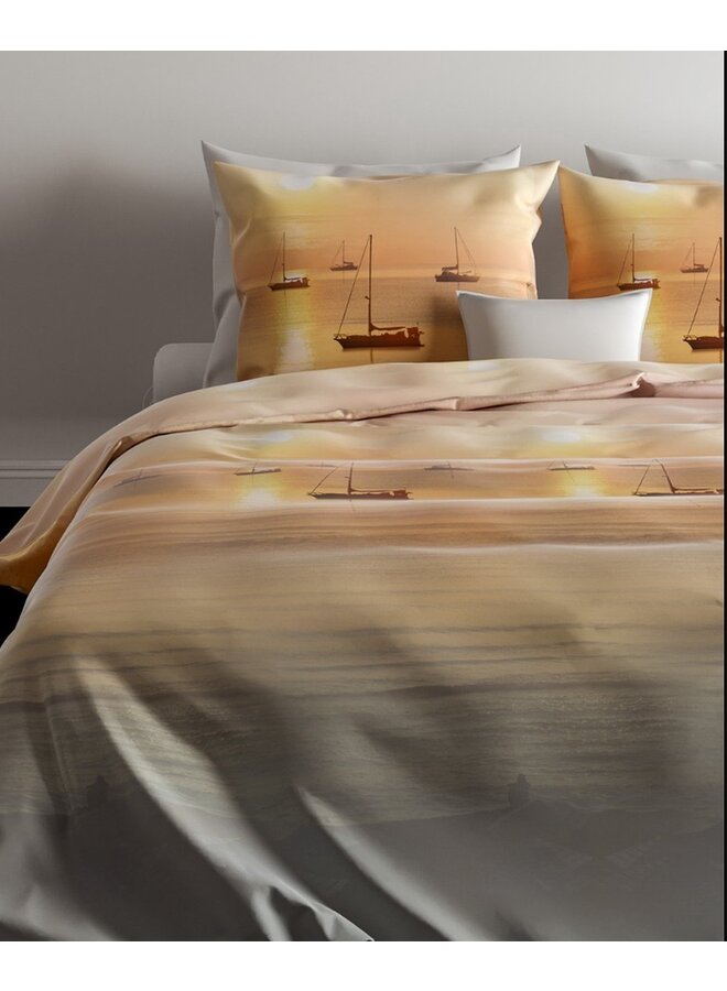 ZO! Home Dekbedovertrek Casper Groen - Katoen