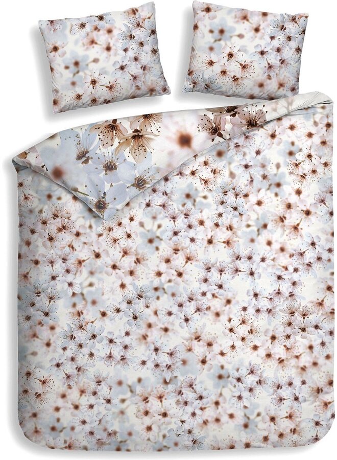 Heckett & Lane Dekbedovertrek Bamhi Wit - Bamboe Katoensatijn