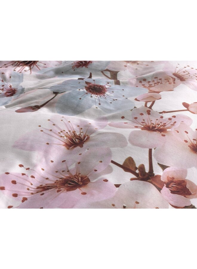 Heckett & Lane Dekbedovertrek Bamhi Wit - Bamboe Katoensatijn