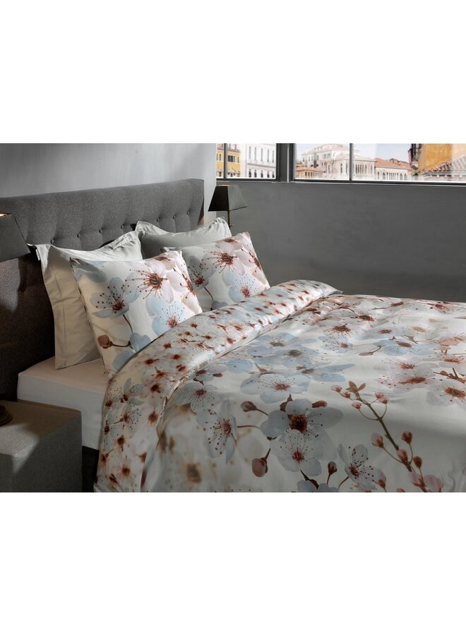 Heckett & Lane Dekbedovertrek Bamhi Wit - Bamboe Katoensatijn