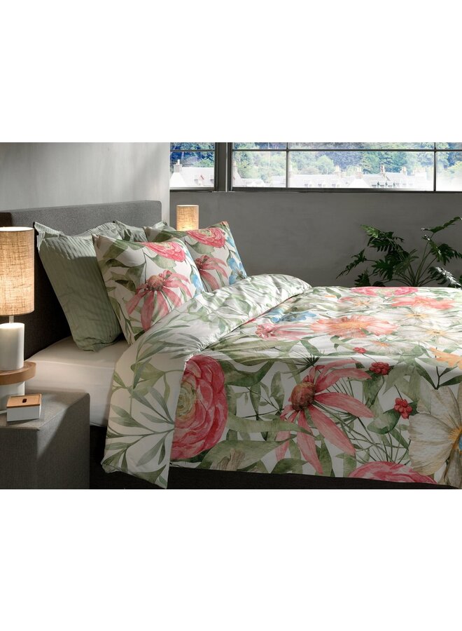 Heckett & Lane Dekbedovertrek Svea Multi - Bamboe Percale