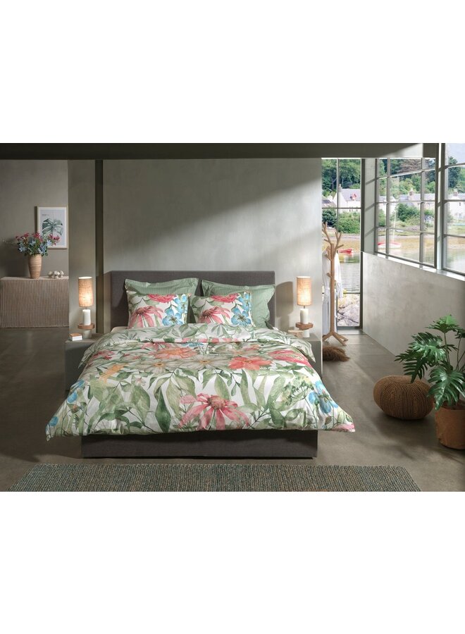 Heckett & Lane Dekbedovertrek Svea Multi - Bamboe Percale