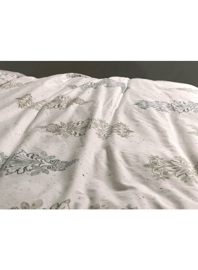 Heckett & Lane Dekbedovertrek Ibernia Wit - Bamboe Percale