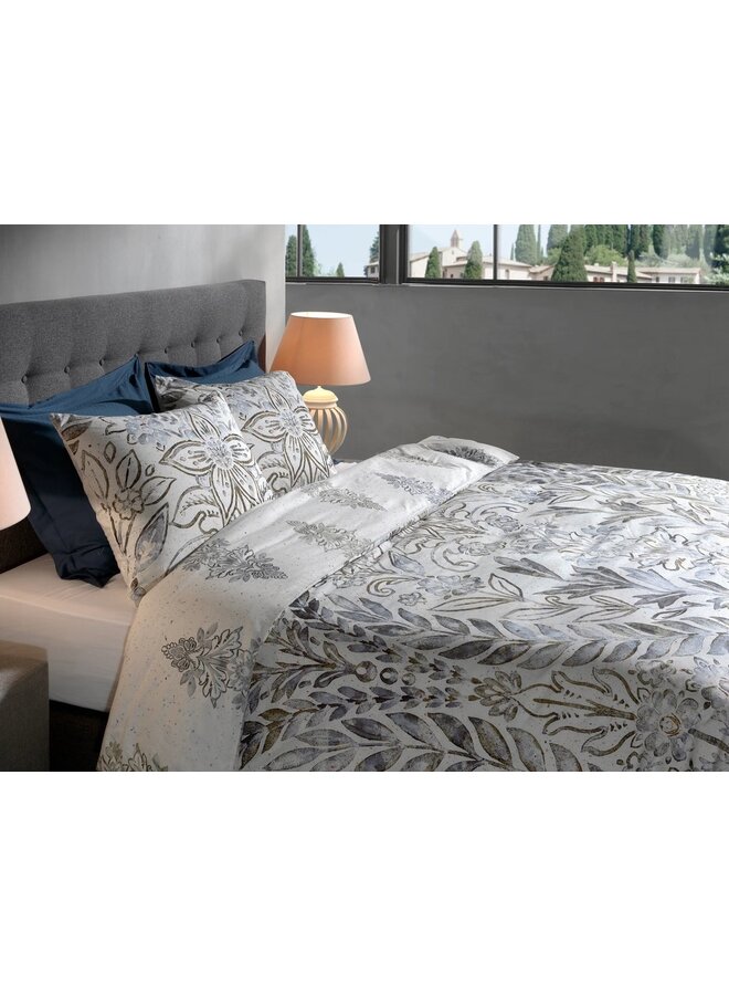 Heckett & Lane Dekbedovertrek Ibernia Wit - Bamboe Percale