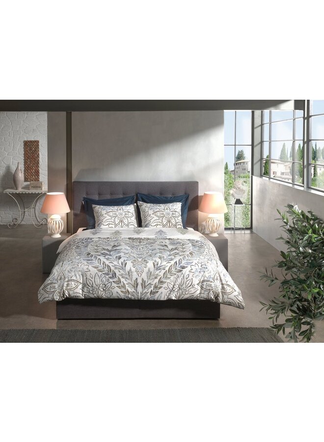 Heckett & Lane Dekbedovertrek Ibernia Wit - Bamboe Percale