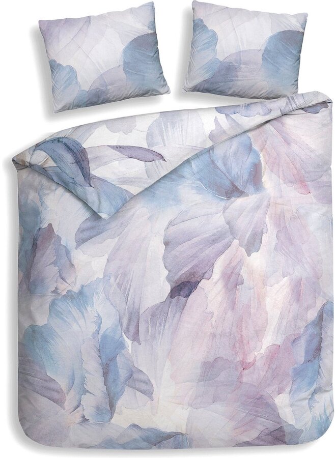 Heckett & Lane Dekbedovertrek Acadia Paars - Kunstvezel