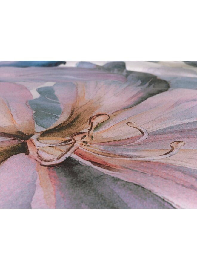 Heckett & Lane Dekbedovertrek Acadia Paars - Kunstvezel