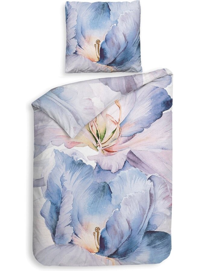 Heckett & Lane Dekbedovertrek Acadia Paars - Kunstvezel