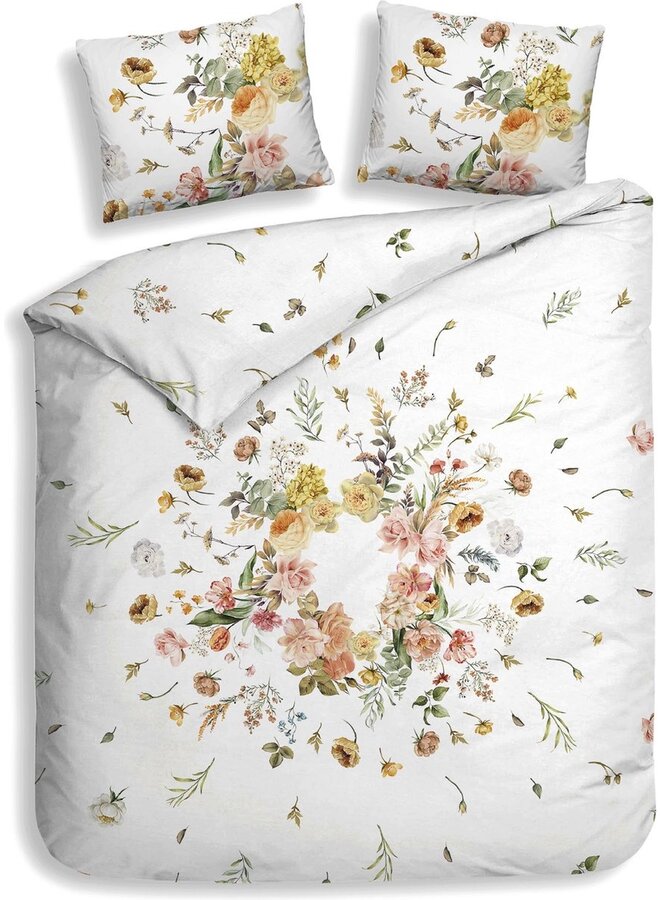 Dekbedovertrek Tuva Wit - Katoen