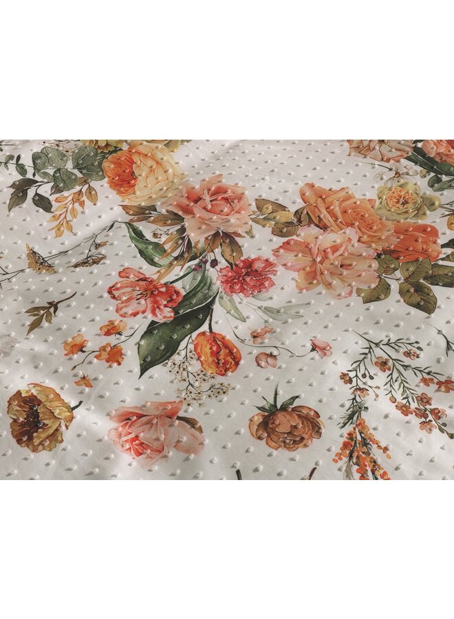 Heckett & Lane Dekbedovertrek Tuva Wit - Katoen