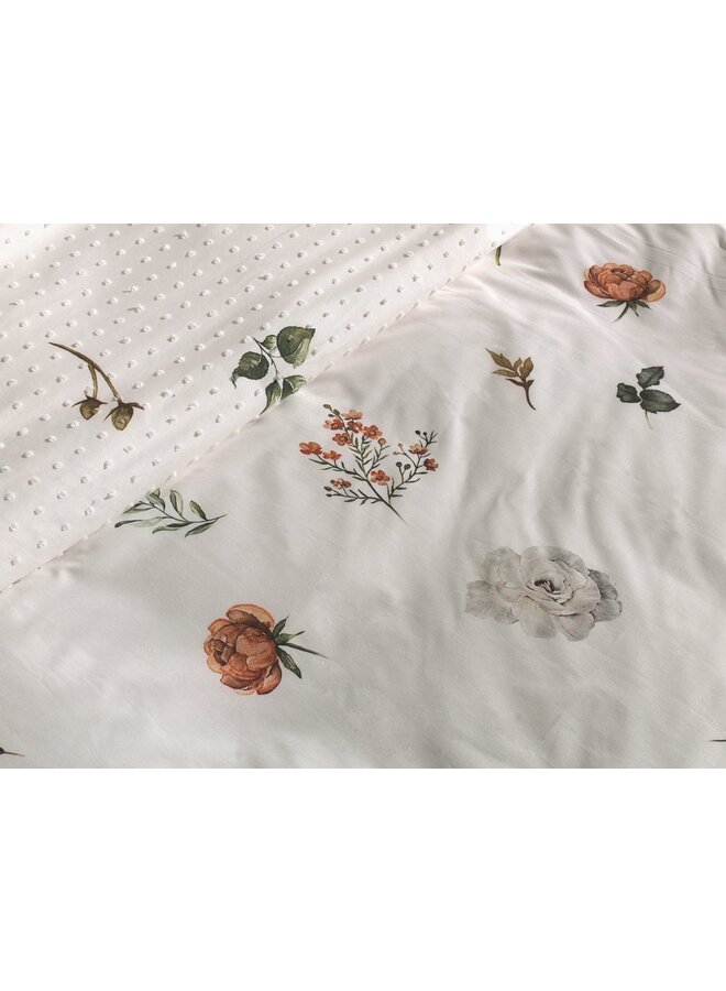 Heckett & Lane Dekbedovertrek Tuva Wit - Katoen