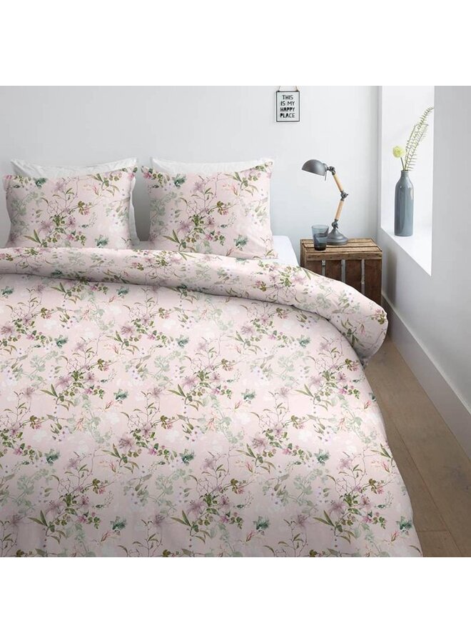 Ambiante Dekbedovertrek Emily Naturel - Katoensatijn