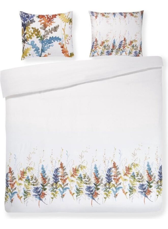 Katoen/Satijn Dekbedovertrek Wit